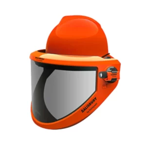 Salisbury AS1200HAT-FB-SPL 12 Cal PrismShield Faceshield with FULL BRIM Hard Hat