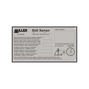 Soll Xenon Sign Plate